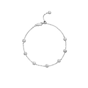 TUZI培育钻石满天星手链S925纯银时尚流星泡泡链手饰手环精致推荐