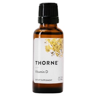Thorne悦恩维生素D3K2滴剂美国进口维D液体钙成人儿童适用KD500