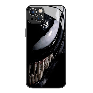 毒液适用苹果16手机壳iphone15promax欧美18/17男生14plus潮牌13mini玻璃12新款11高级感x蜘蛛侠8漫威xr周边7