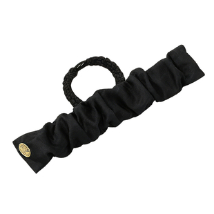 黑色啪啪圈头绳女扎马尾高弹力耐用高马尾发绳不勒头发橡皮筋发圈