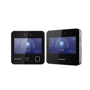 海康人脸识别门禁系统一体机可视对讲考勤机K1T343MF指纹K1T342MF