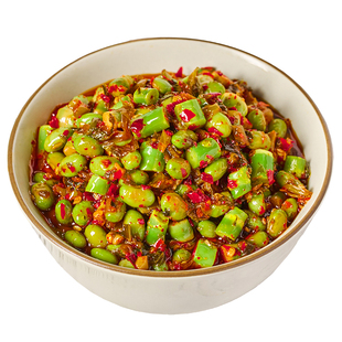 辣二婶江西特产雪里红新鲜腌菜毛豆酸辣雪菜小笋尖下饭菜辣椒酱菜