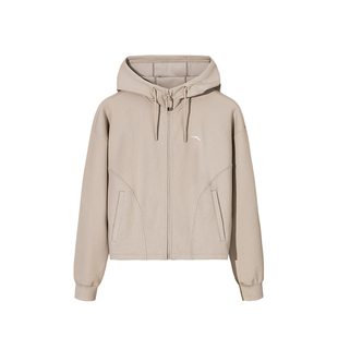 安踏遛弯套装 | 女款2025秋季时尚休闲保暖防风针织垂感松弛套装