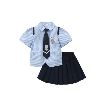 D.Bkyer女童兔子警官jk套装裙子