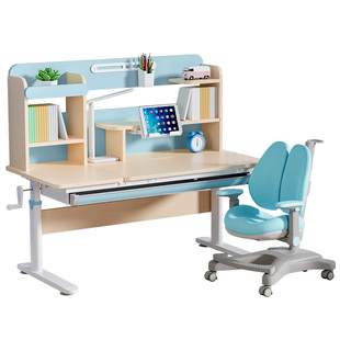 生活诚品儿童学习桌小学生家用学生课桌写字作业书桌套装可升降桌