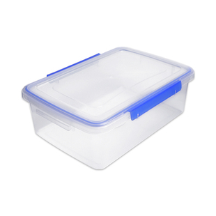 保鲜盒商用食品级塑料长方形透明密封收纳盒带盖微波冰箱冷藏专用