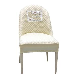 餐厅餐桌毛毛虫餐椅套弧形椅子套罩新款加厚高端高级椅垫家用凳套