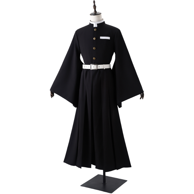 豪漫鬼灭之刃时透无一郎cos服霞柱常服面料刺绣和服cosplay男