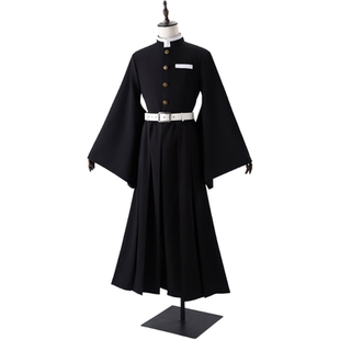 豪漫鬼灭之刃时透无一郎cos服霞柱常服面料刺绣和服cosplay男