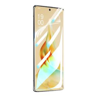 适用opporeno9手机膜reno9pro+钢化水凝膜oppo全屏0pp0reon十新款opporone95g曲面屏opporen09软膜5g保护贴膜