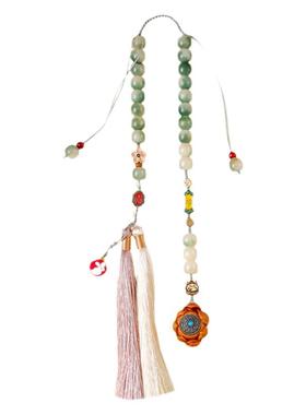 中国风莲花汽车挂件后视镜