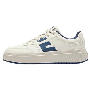 微风鸿星尔克男鞋板鞋冬季鞋子厚底增高鞋皮面跑步鞋百搭运动鞋