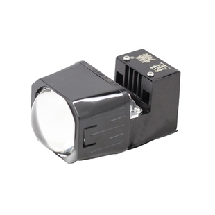 1.5寸LED矩阵双光透镜模组单近光远光炮白光黄光35W百搭3透2支架