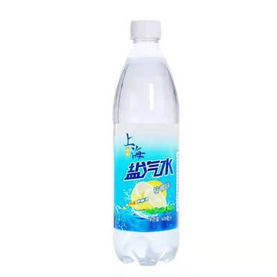 新货上海盐汽水600ml*12瓶柠檬