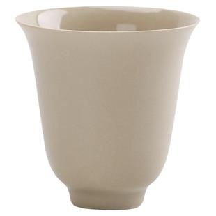 复古草木灰茶杯陶瓷品茗杯功夫茶具单杯日式家用主人杯闻香杯定制