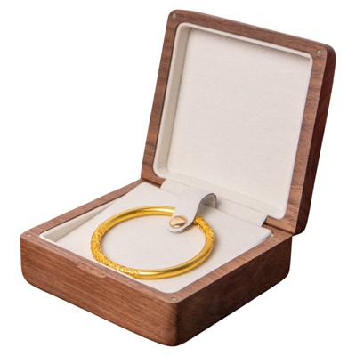 黑胡桃木手镯盒首饰收纳盒