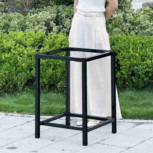 高 小方桌支架 桌腿支架 桌脚 金属 铁桌架 脚架子 桌子腿 正方形