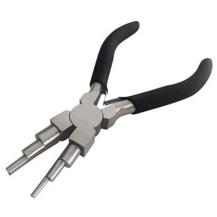 新款防锈六段钳 6合一圆嘴珠宝三段饰品DIY钳子手工绕线造型工具