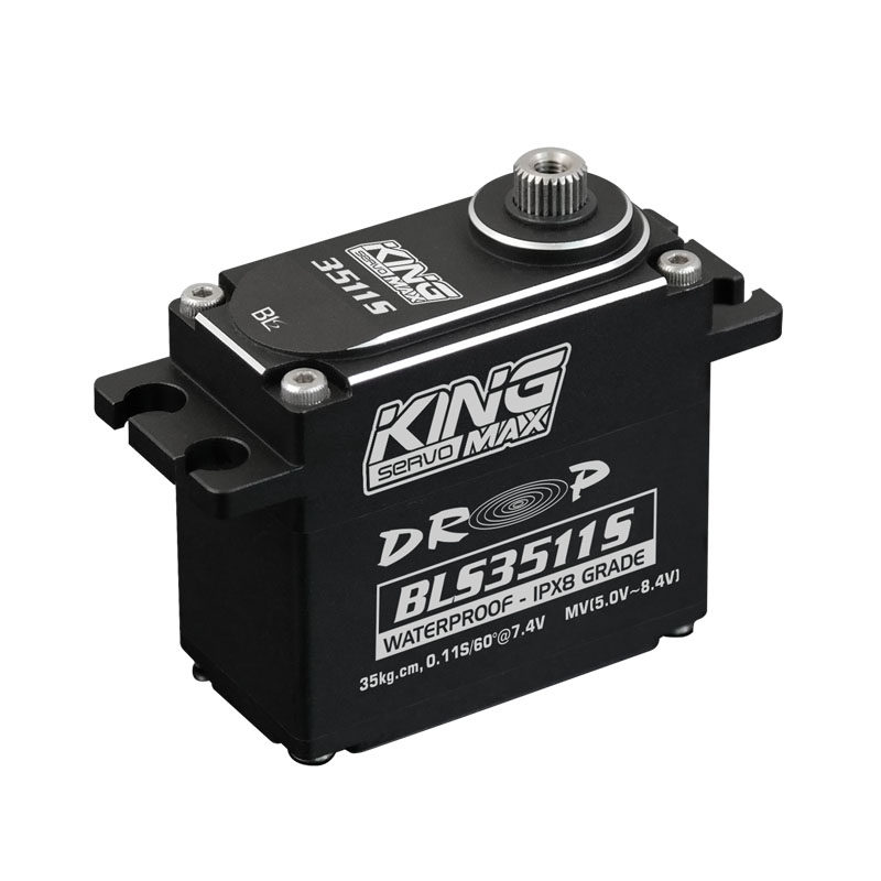 kingmax3511钢齿无刷潜水防水固定翼35kg攀爬车大脚车工业舵机