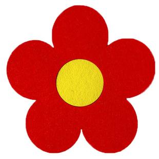 大合唱花朵演出拉拉队花球舞蹈道具运动会入场开幕手拿手腕小红花