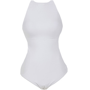 MEMORYBABY度假沙滩拍照温泉性感露背遮肚显瘦小胸三角连体泳衣女