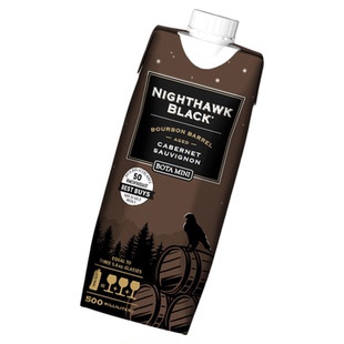 【巧克力与红与紫】3盒装红酒500ml勃塔夜鹰红酒组合便携小酒