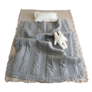 开学季现货▲自家宝宝用～韩国纯棉婴幼儿床单绗缝空调被吸汗透气