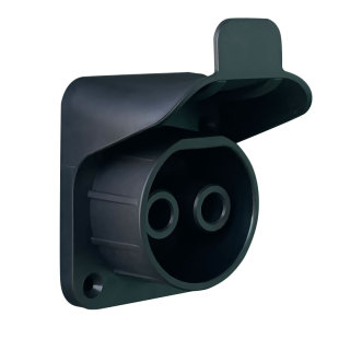 9孔直流枪座 新能源快充充电桩九孔充电枪插座底座充电座挂架支架