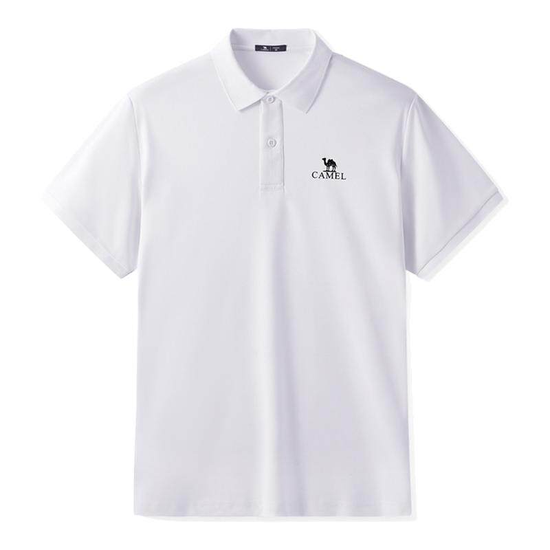 骆驼户外polo衫2026新款夏季短袖吸湿速干衣透气翻领情侣纯色t恤