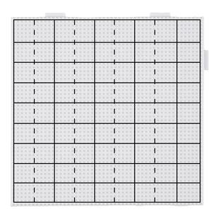 2.6mm画线拼豆板diy手工拼豆豆笔针专用工具52钉耐高温防烫底板子
