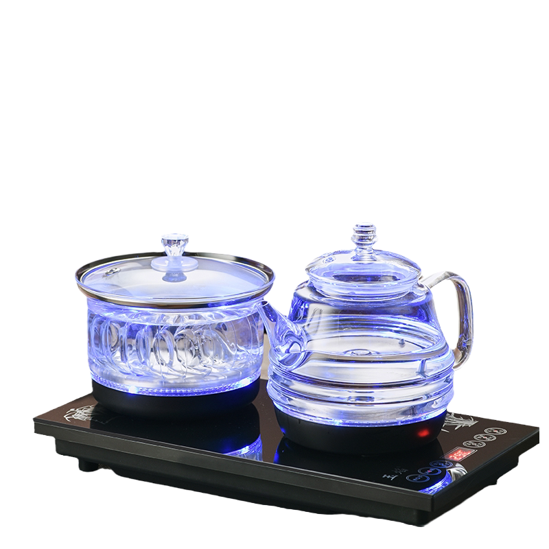全自动底部上水电热水壶泡茶专用煮台嵌入式茶台烧水壶一体电茶炉