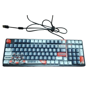 《春节不打烊》达尔优CK100pro暴怒熊恒星轴光轴有线键盘网吧同款