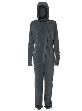 北欧男女连帽连体衣一体式家居服