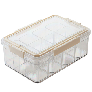 儿童生字单词卡收纳盒手提分类宝宝早教识字卡片整理盒大容量防尘