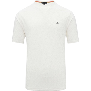 【经典系列】李宁1990 男士简约复古老花正肩短袖T恤