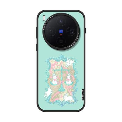 【星座专属设计】适用oppofindx9ultra手机壳vivox300pro磁吸韩系200promimi天秤兔子x300不会撞少女风findx8
