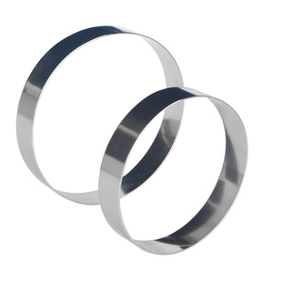 高2.5cm不锈钢圆形班戟米糕煎饼烙饼发糕钢圈千层切模塔圈电饼铛