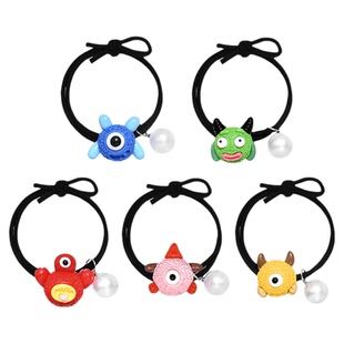皇家莎莎丑萌小小怪系列发绳香肠嘴学生头绳少女扎头发小皮筋