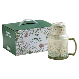 法式复古陶瓷马克杯茶壶大容量下午茶茶具高端水杯茶杯伴手礼礼品