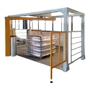 悬臂式缠绕机在线覆顶缠绕包装机包膜机流水线托盘缠膜机非标定制