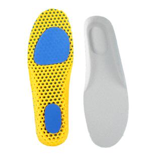 浪足 运动鞋垫吸汗男女防臭 蜂窝透气孔加厚减震久站军训鞋垫