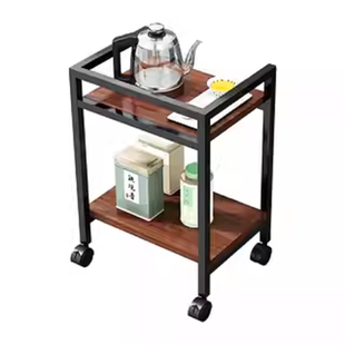 棋牌室茶几专用茶水架麻将房可移动小茶几网咖烟灰缸茶水架茶桌