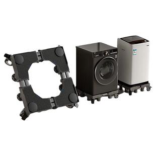 洗衣机底座移动万向轮波轮滚筒置物架子不锈钢脚滑轮冰箱防滑脚垫