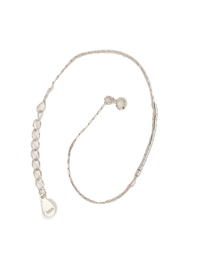 女银简约通体925纯银手链