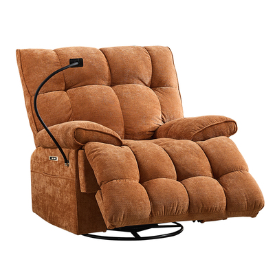 单人太空舱猫抓皮电动沙发可躺