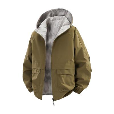 WASSUP男士冲锋衣连帽夹克外套