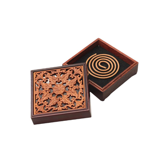 小叶紫檀创意仿古香炉家用红木香薰炉室内焚香炉香道礼品摆件定制