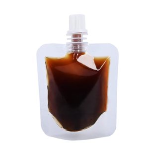 咖啡液分装袋一次性浓缩液冷萃冰滴打包袋透明磨砂自立吸嘴袋便携