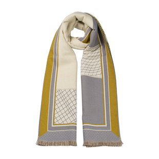 秋冬韩版围脖披肩长款轻奢气质骏马图案加厚保暖双面仿羊绒围巾女