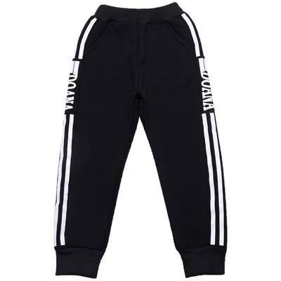 口袋拉链男童加绒裤子修身纯棉潮